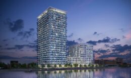 Exterior rendering of 'The Beach