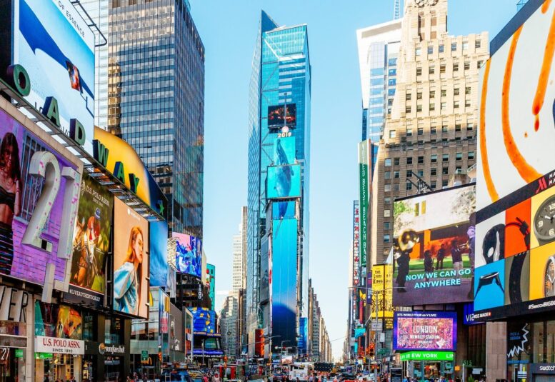 Photograph of 7 Times Square, via BXP