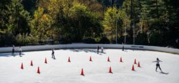 Photograph of Wollman Rink in Central Park, via centralparknyc.org
