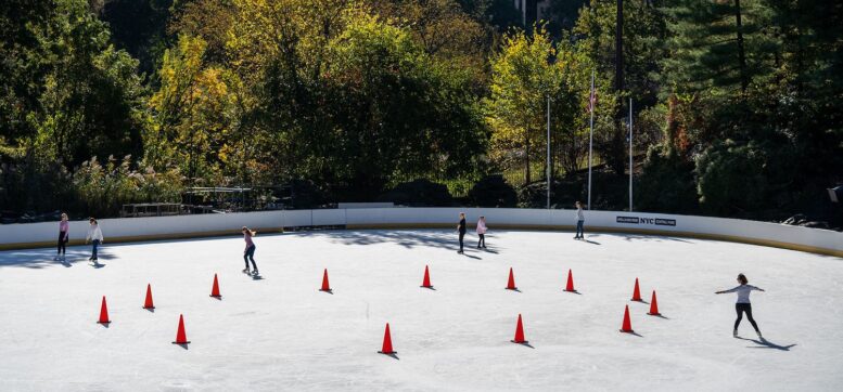 Photograph of Wollman Rink in Central Park, via centralparknyc.org