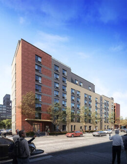 Rendering of 171 Throop Avenue. Credit: Monica Lopez Architect