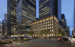 The new base facade for 245 Park Avenue. Designed by Kohn Pedersen Fox.
