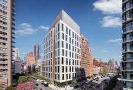 Rendering of Weill Cornell Medicine's new student residence. Credit Perkins and Will.
