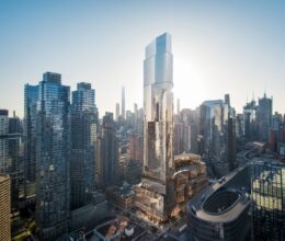 Rendering of The Avenir. Courtesy of Silverstein Properties / Binyan Studios