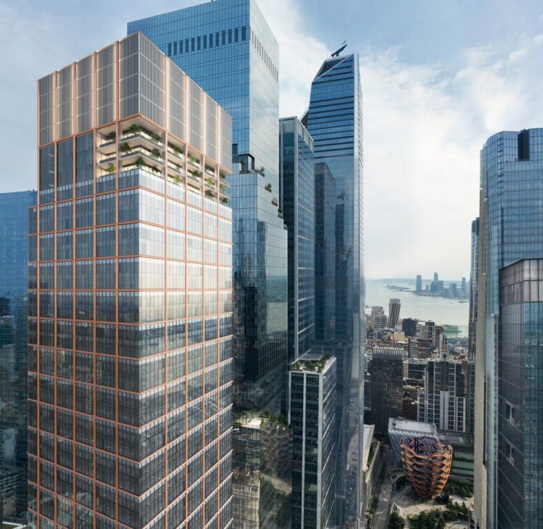 70 Hudson Yards. Designed by Roger Ferris+ Partners and Gensler.