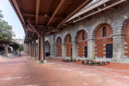 Photograph of The Arches, via nyc.gov