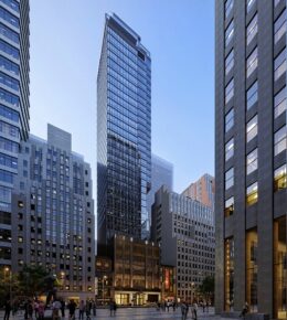 32 West 48th Street. Rendering courtesy of Extell.