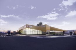 Rendering of new charging depot. Credit: Dattner Architects