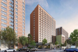 Rendering of 145 Broome Street. Designed by Handel Architects