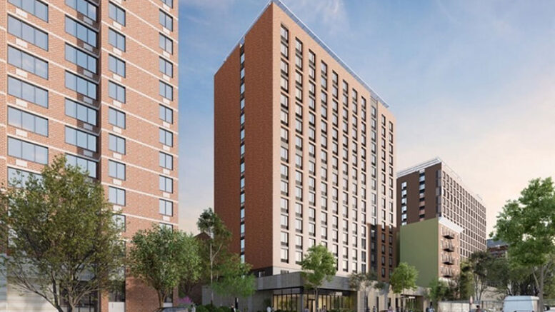 Rendering of 145 Broome Street. Designed by Handel Architects