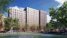 Rendering of 161 Emerson Place, via nyc.gov