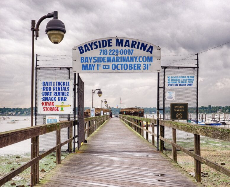 Photograph of Bayside Marina, via baysidemarinany.com