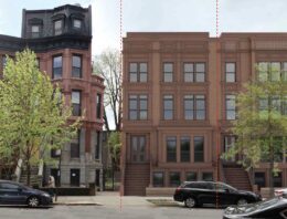 Rendering of 164 Hancock Street, via LPC proposal.