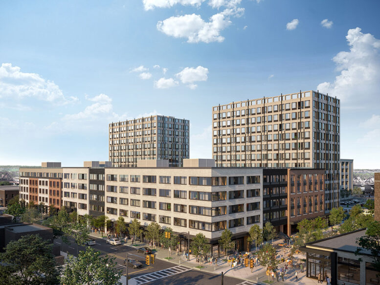 The Residences at West Side Square. Designed by MHS Architecture.