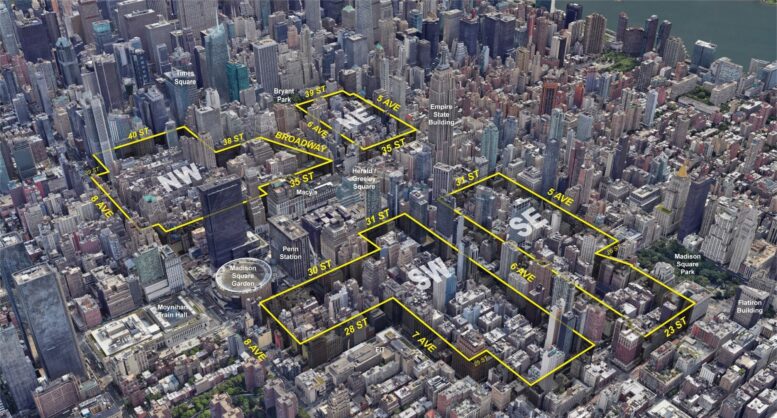 Rendering of Midtown South Mixed-Use Plan, via nyc.gov