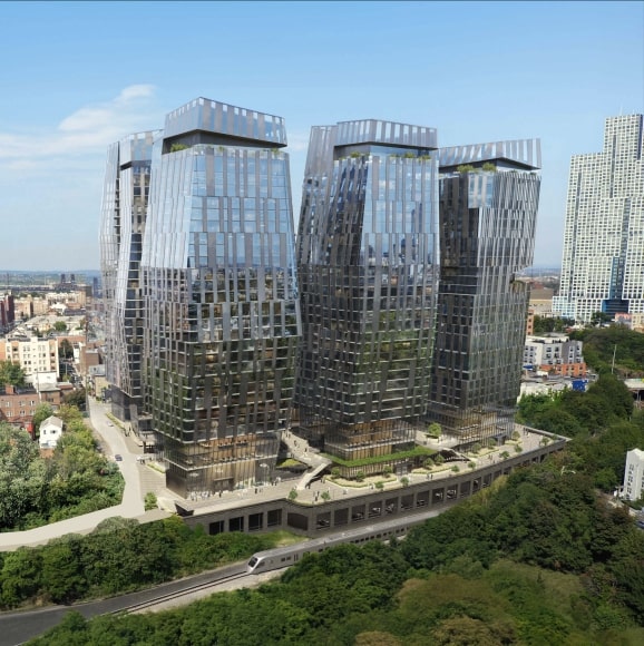 180 Baldwin Avenue. Rendering courtesy of MHS Architecture.