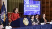 Photograph of Kathy Hochul, via nyc.gov.