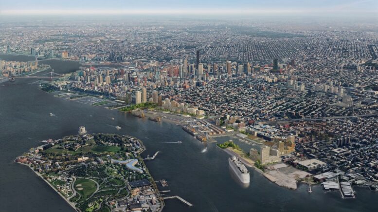 Rendering of Brooklyn Marine Terminal, via edc.nyc.