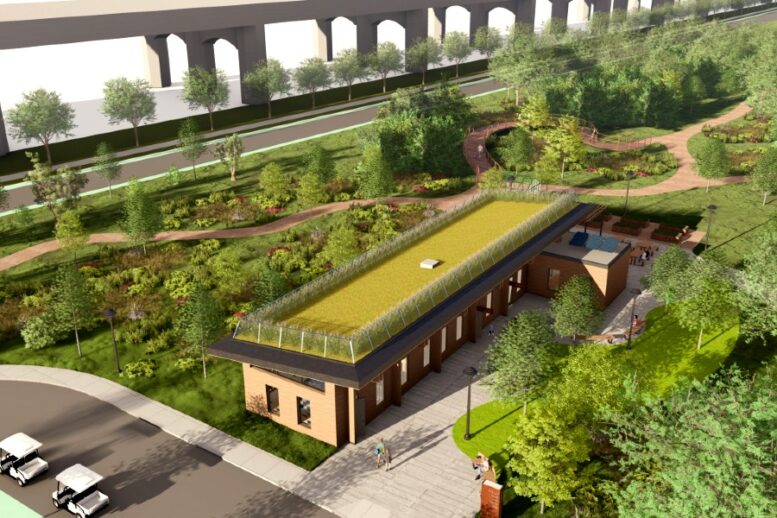 The Nature Center on Randall's Island. Rendering courtesy of MPFP PLLC.