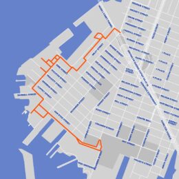 Map of Red Hook Coastal Resiliency Project, via nyc.gov.