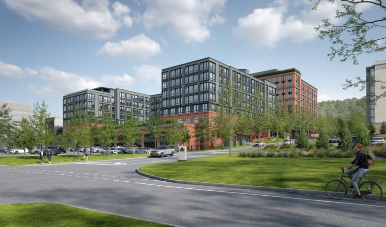Rendering of RT600 at The Park, via theparkatnj.com.