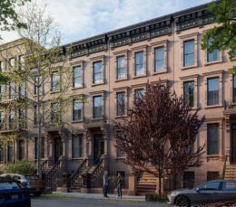 Rendering of 132 West 130th Street, via proposal.
