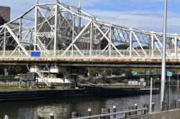 Photograph of Macomb’s Dam Bridge, via LPC proposal.