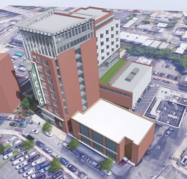 14 Enos Place. Rendering courtesy of Hudson County Community College.
