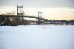 Athletic field at Randall's Island, via NYC Parks.