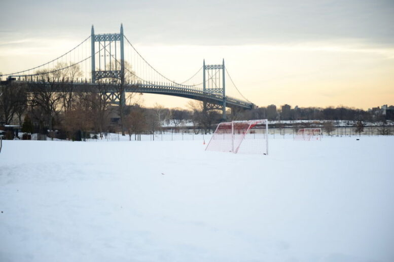 Athletic field at Randall's Island, via NYC Parks.