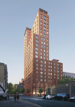 155 East 173rd Street. Designed by Bernheimer Architecture and Levenbetts Architects. Photo by Secchi Smith.