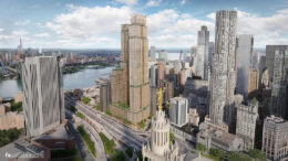 Rendering of 100 Gold Street. Credit: FXCollaborative.