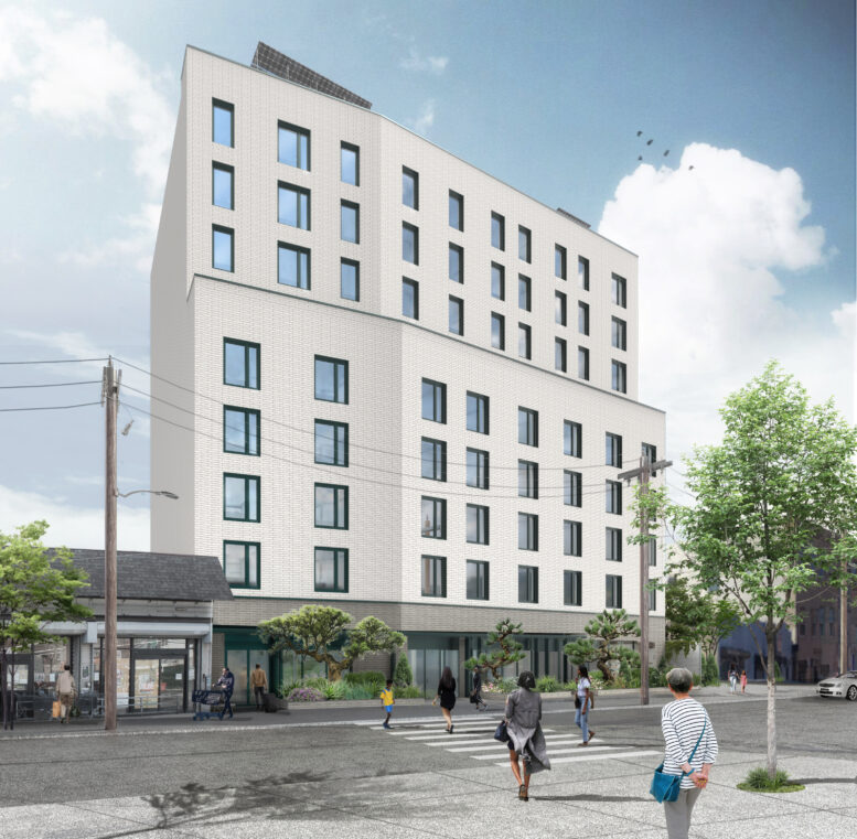 19-19 Cornaga Avenue. Rendering courtesy of PMG Afforable.
