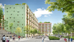 Sparrow Square. Designed by Adjaye Associates and Hill West Architects.