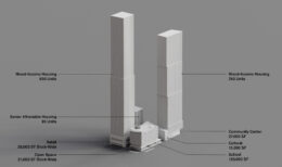 Program layout for 240 Nassau Street. Rendering courtesy of Alloy Development.