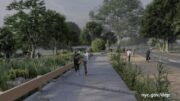 Rendering of West Drive, via nyc.gov.