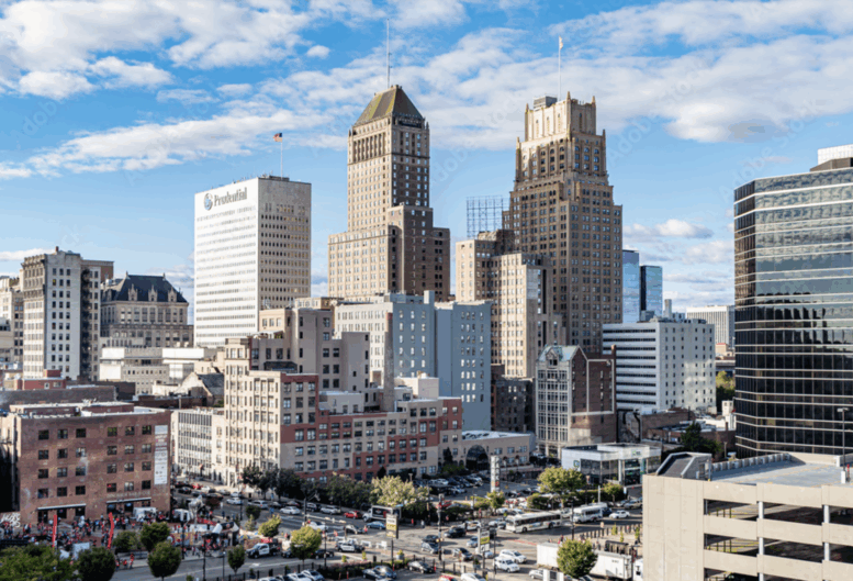 Newark, New Jersey skyline. Photo by Rob Thomas.