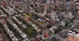 Campus footprint, via LPC proposal.