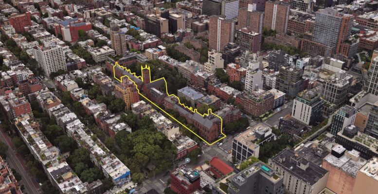 Campus footprint, via LPC proposal.