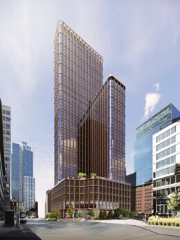 Harborside 4. Rendering courtesy of Handel Architects.