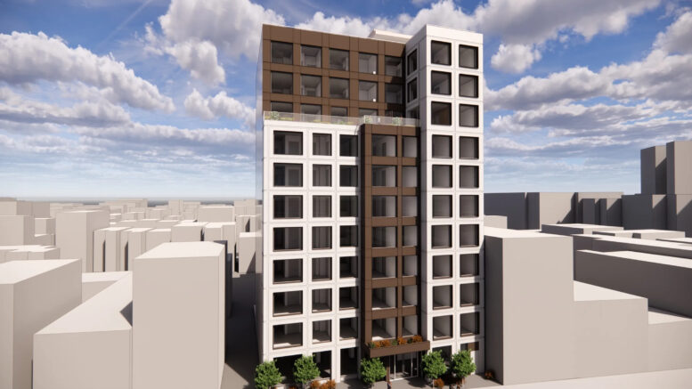 554-558 Metropolitan Avenue. Rendering courtesy of IMC Architecture.