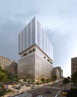 635 West 165th Street. Rendering courtesy of Studio Gang.