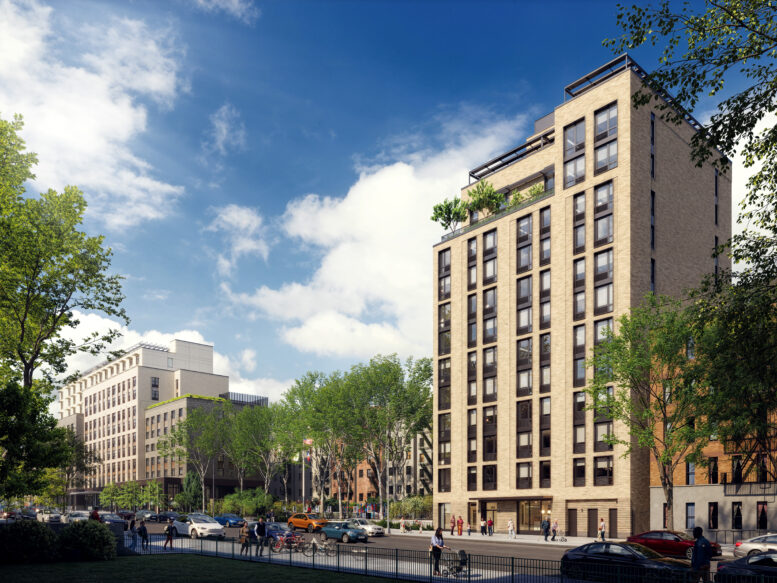 105 West 108th Street. Rendering courtesy of Dattner Architects.