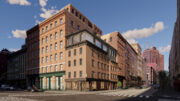 Looking northeast at 385 Greenwich Street. Rendering courtesy of DXA Studio.