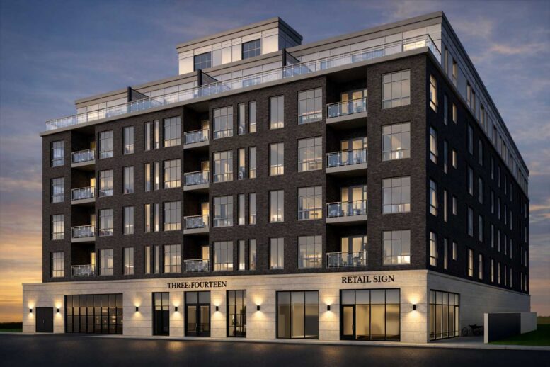 314-322 East 4th Street. Rendering courtesy of Taylor Architecture & Design.