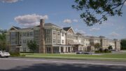 566 Ryders Lane. Rendering courtesy of Benchmark Senior Living.