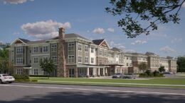 566 Ryders Lane. Rendering courtesy of Benchmark Senior Living.