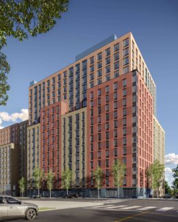 Edgemere Commons B2. Rendering courtesy of Aufgang Architects.
