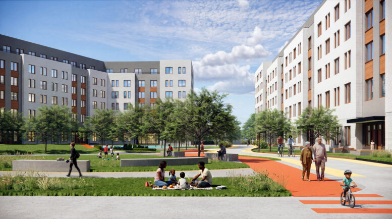 Alafia Phase 3. Rendering courtesy of Dattner Architects.