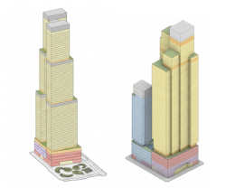400-418 Eleventh Avenue. Diagrams: FXCollaborative (edited for display)